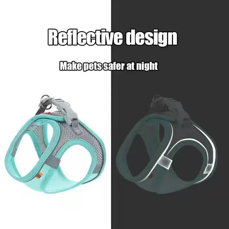 Cats Dog Accessories Small Dog Collar Safety Vest Pet Chest Rope Dogs