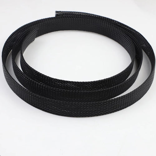 3m/9.85ft PET Expandable Braided Sleeving Flexible Wire Mesh Sleeve