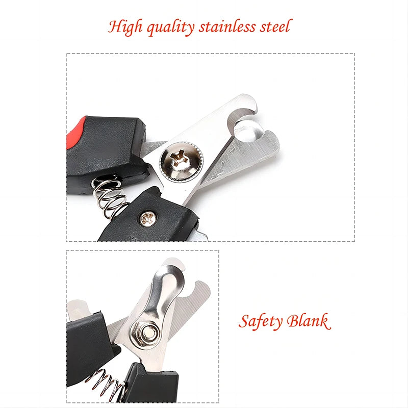 Pet Nail Clippers with Sickle Large Dog Nail Clippers Stainless Steel