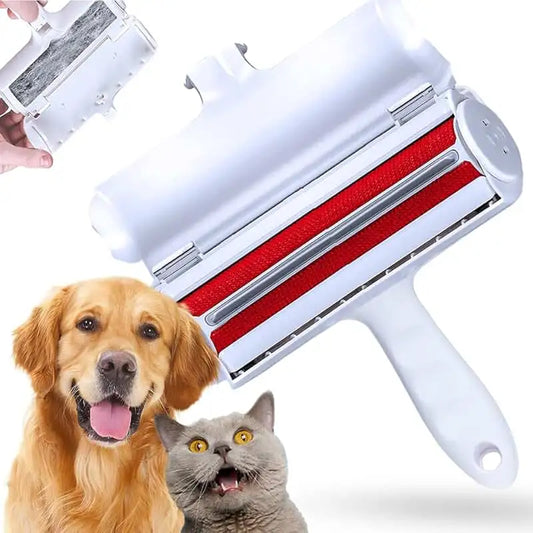 Pet hair remover for cats and dogs reusable self-cleaning cotton plush