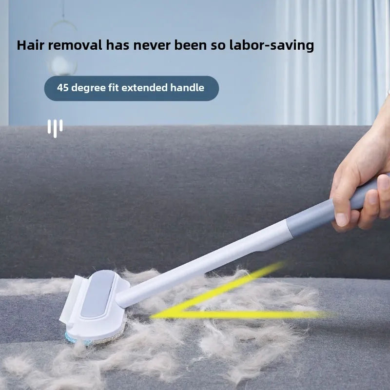 Long Handle Pet Hair Remover Brush Static Cat Hair Cleaner for Carpets
