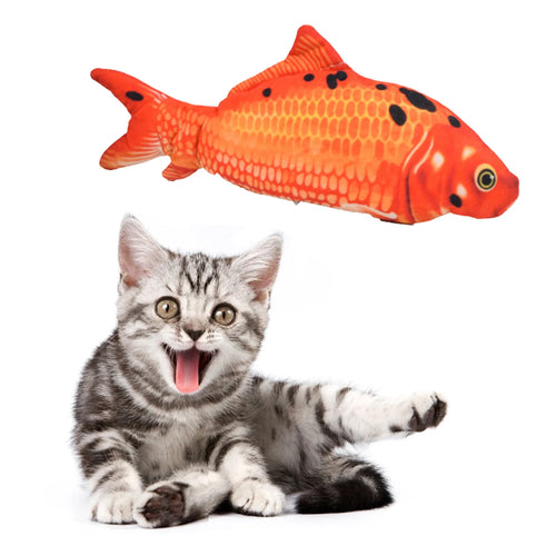 Cat Toys Fish USB Charger Fish Interactive Electric Floppy Fish Cat