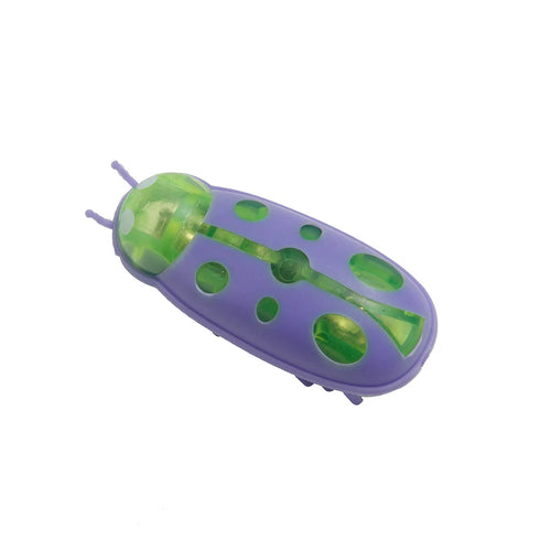 Mini Electric Bug Pet Dog Cat Toy Interactive Cute Ladybird Beetle