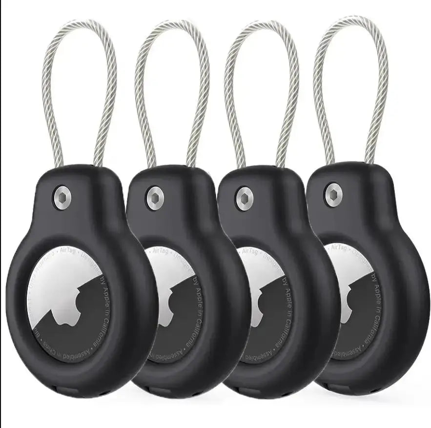Compatible with Apple AirTag Secure Holder with Wire Cable Air Tag