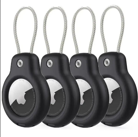Compatible with Apple AirTag Secure Holder with Wire Cable Air Tag