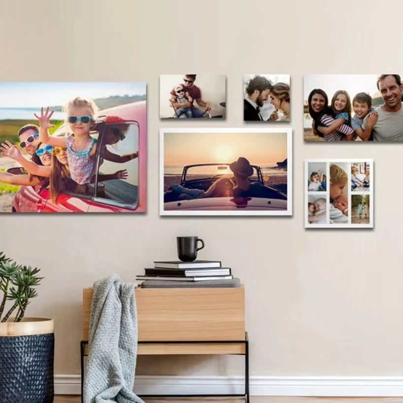 Custom Print Canvas Painting By Your Photo Canvas Poster Personal Gift