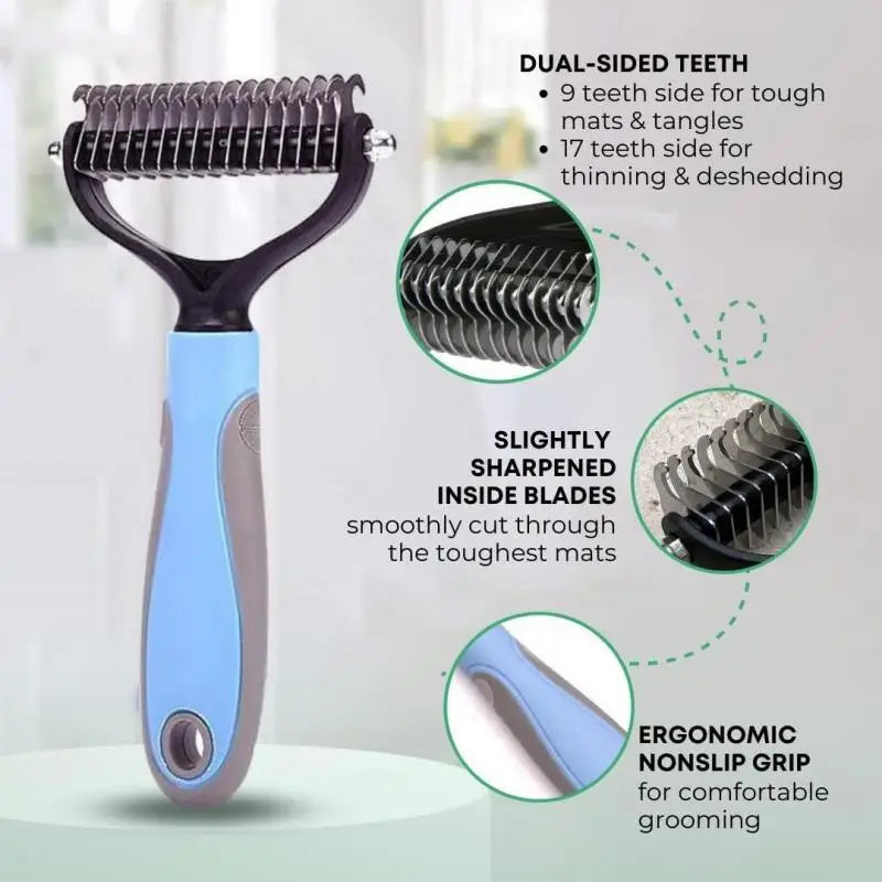 New Professional Pet Cat Hair Removal Comb Brush Dog Grooming Shedding