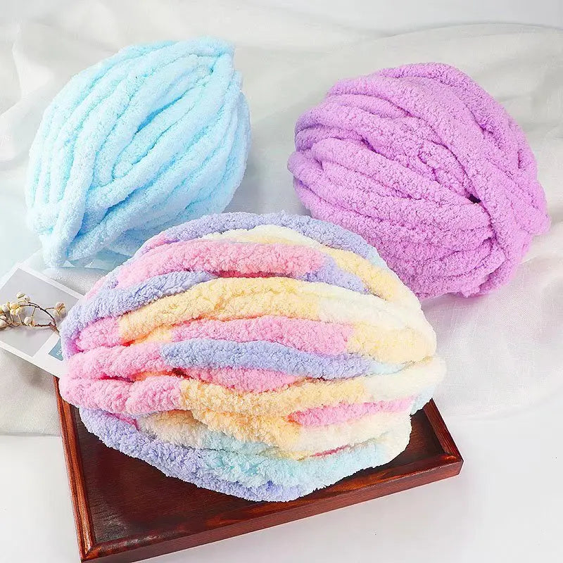 250g Extra Thick Ice Yarn Blanket Hand-Knitted DIY Yarn Large