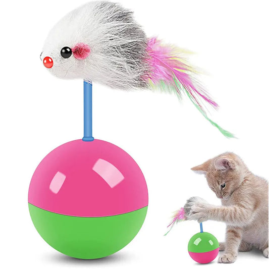 New cat toys set Mouse not tumbler fun teasing cats and dogs self high