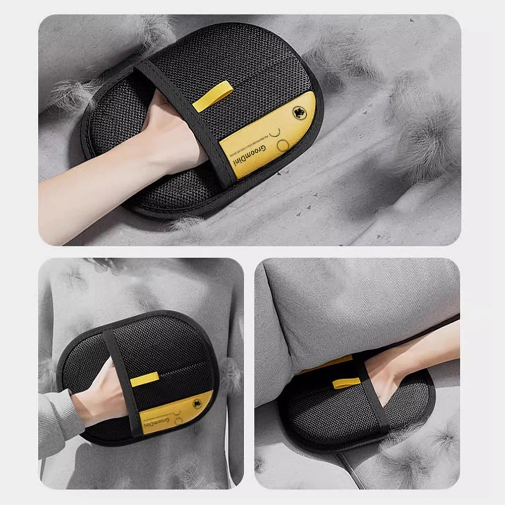1/2/3pcs Pet Grooming Gloves Fur Catchers Hair Remover Glove Pet