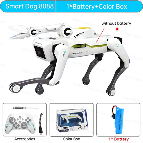 Hot New Electric RC Intelligent Robot Dog with Clip Multifunction RC