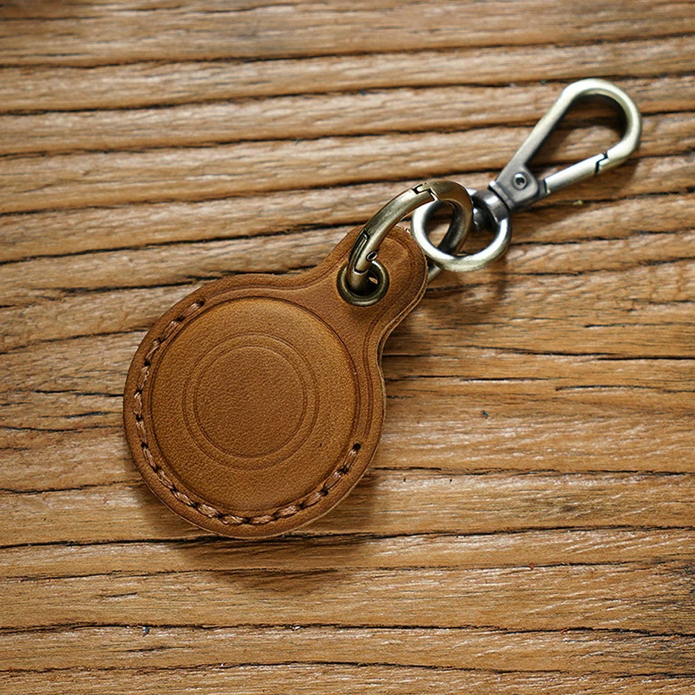 Leather Protective Case for Pet GPS Tracker Keychain – Anti-Loss