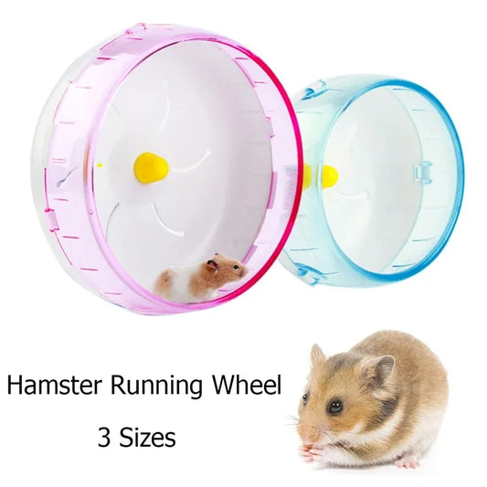 Hamster Wheel Running Disc Toy Sport Running Silent Transparent Small