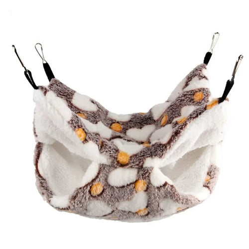 Hamster Hammock Small Pet Hanging Bed Double Warm Thickened Honeybug