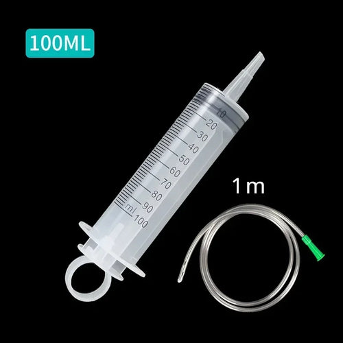 Large Vacuum Capacity Syringe 100/200/300/500ml Reusable Syringe Oil