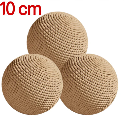 8/10CM Interactive Sisal Cat Scratching Ball Toy For Kitten Teeth