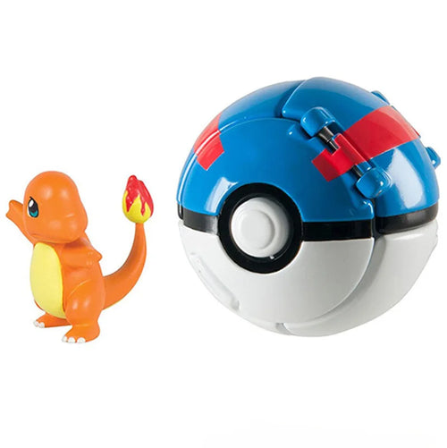 Pokemon Elf Ball Pokeball Anime Figure Cartoons Pikachu Charizard