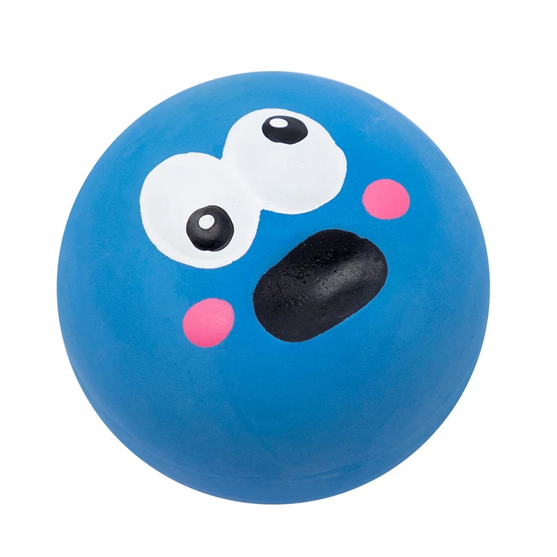 Pet Squeaky Toys Pet Ball Toys Dog Chewing Rubber Ball Cleaning Tooth