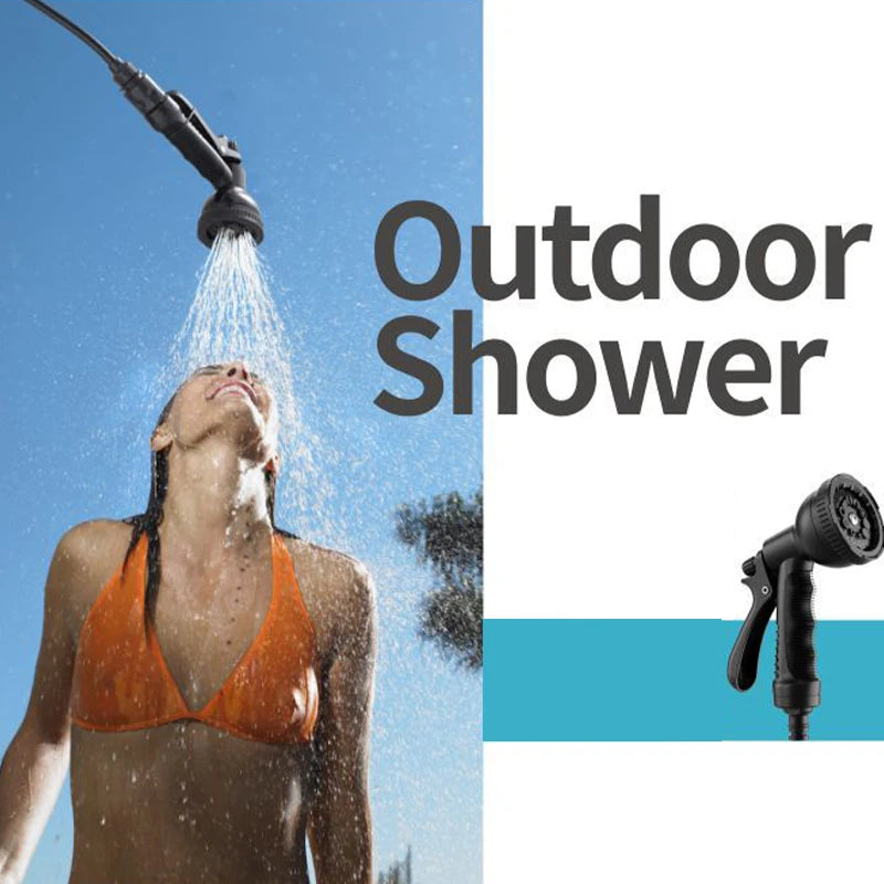 1PCS Outdoor Manual Camping Shower,3/5/8L Multi-functional Shower Pump