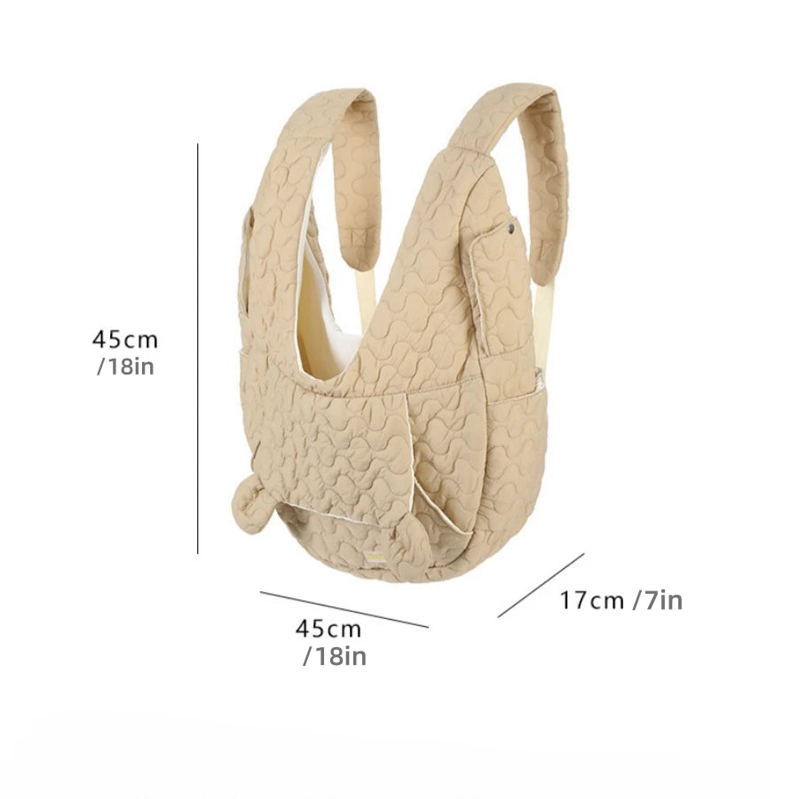 Pet Carrier Bag Extra Large Capacity Chest Backpack Dog and Cat