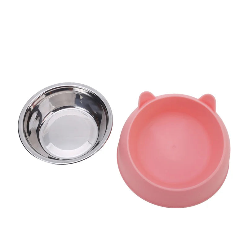 1/2/5pcs Cat Bowl Creative Inclined Kitten Puppy Food Feeding Bowls