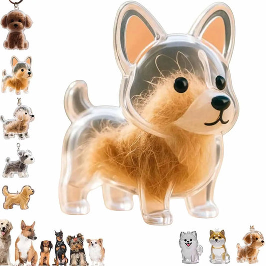Pet Hair Memorial Resin Storage Capsule Creative Cat/Dog Hair Pendant