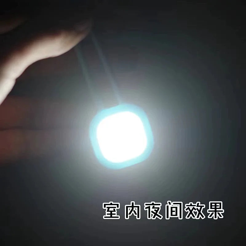 1pc Pet Luminous Pendant, Dog LED Walking Dog Night Silicone Hanging