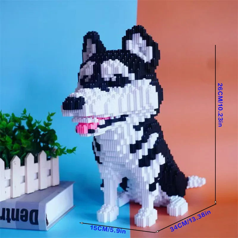 5000 Pcs Pet Dog Building Blocks Holiday and Birthday Gifts Party