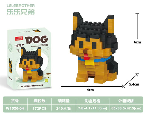 Hot Selling Particle Assembly Building Blocks Pet Cat Dog Assembly