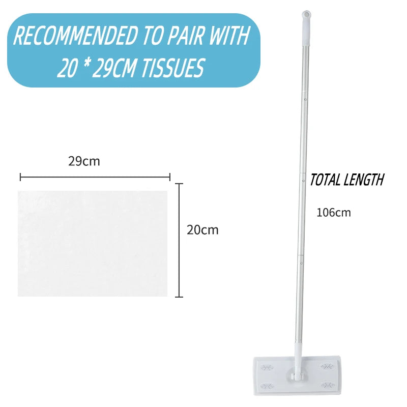 100PCS electrostatic precipitator paper disposable cloth mop
