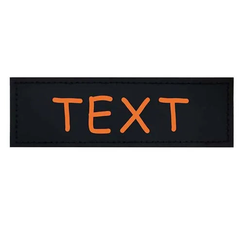 2 PCS Personalized Dog Name Labels Colorful Pattern Pet Harness Custom