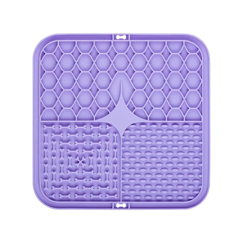 Pet Lick Silicone Mat for Dogs Pet Slow Food Plate Dog Bathing