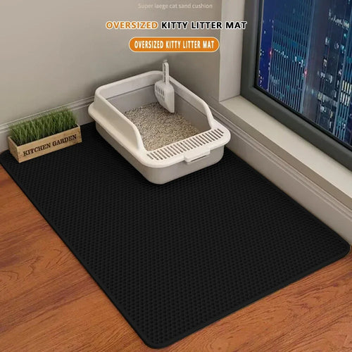 Cat Litter Mat 2-Layer Design Premium Sand Trapping Technology