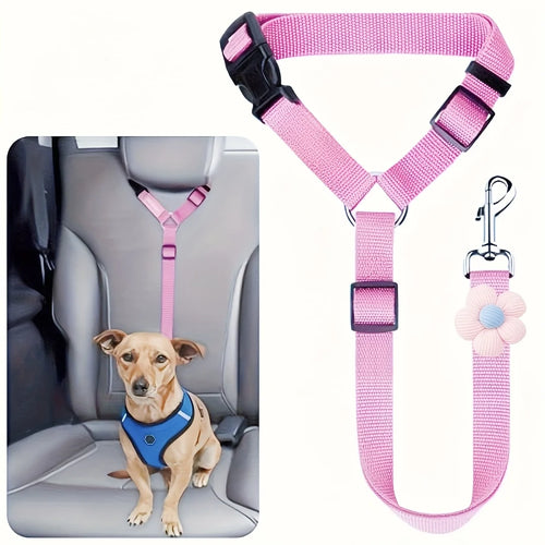 Dog Seat Belt for Vehicle Secure, Pet Car Tether Safety Leash for Dogs
