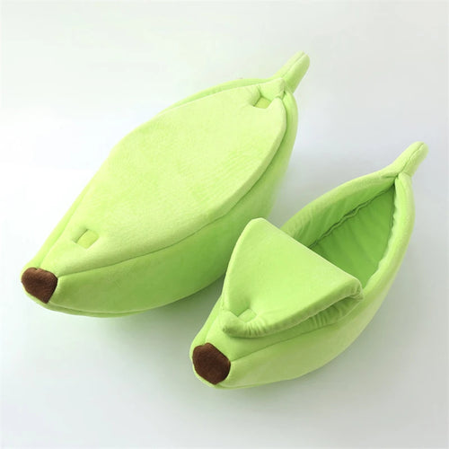 Banana Cat Bed House Funny Cute Cozy Cat Mat Beds Warm Durable