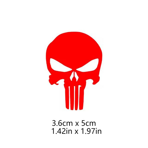 Skull Head Motorcycle Glow Stickers Waterproof Moto Helmet Decoration