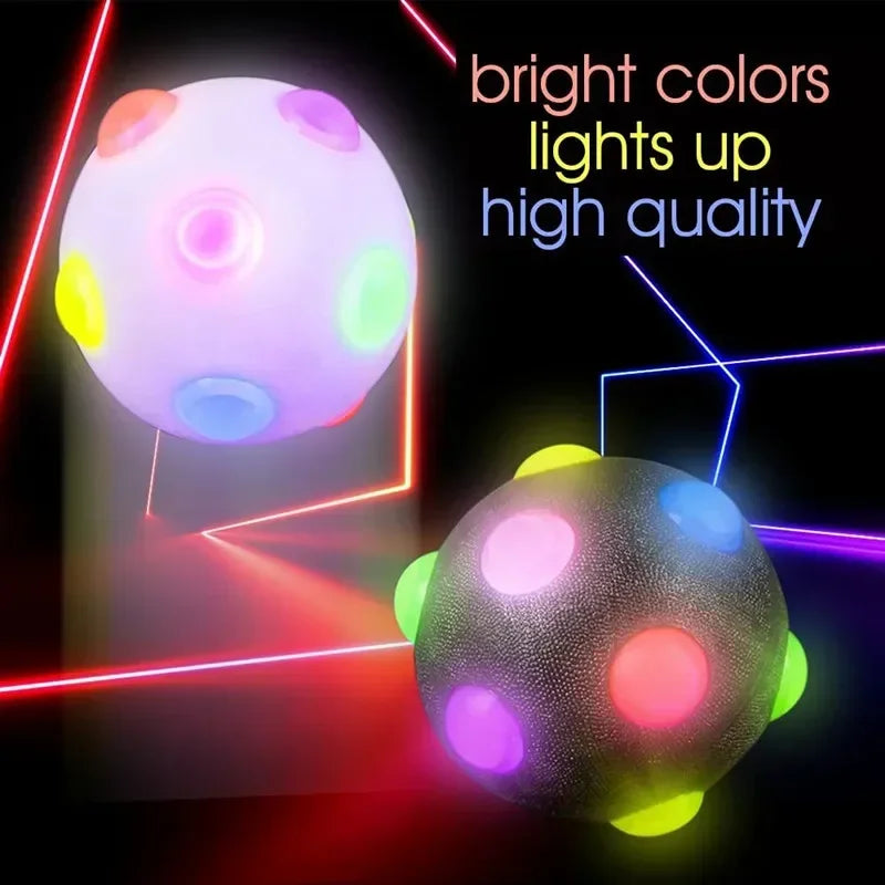 New Cat Dog Toys LED Light Emitting Bouncy Ball Safety Environmental