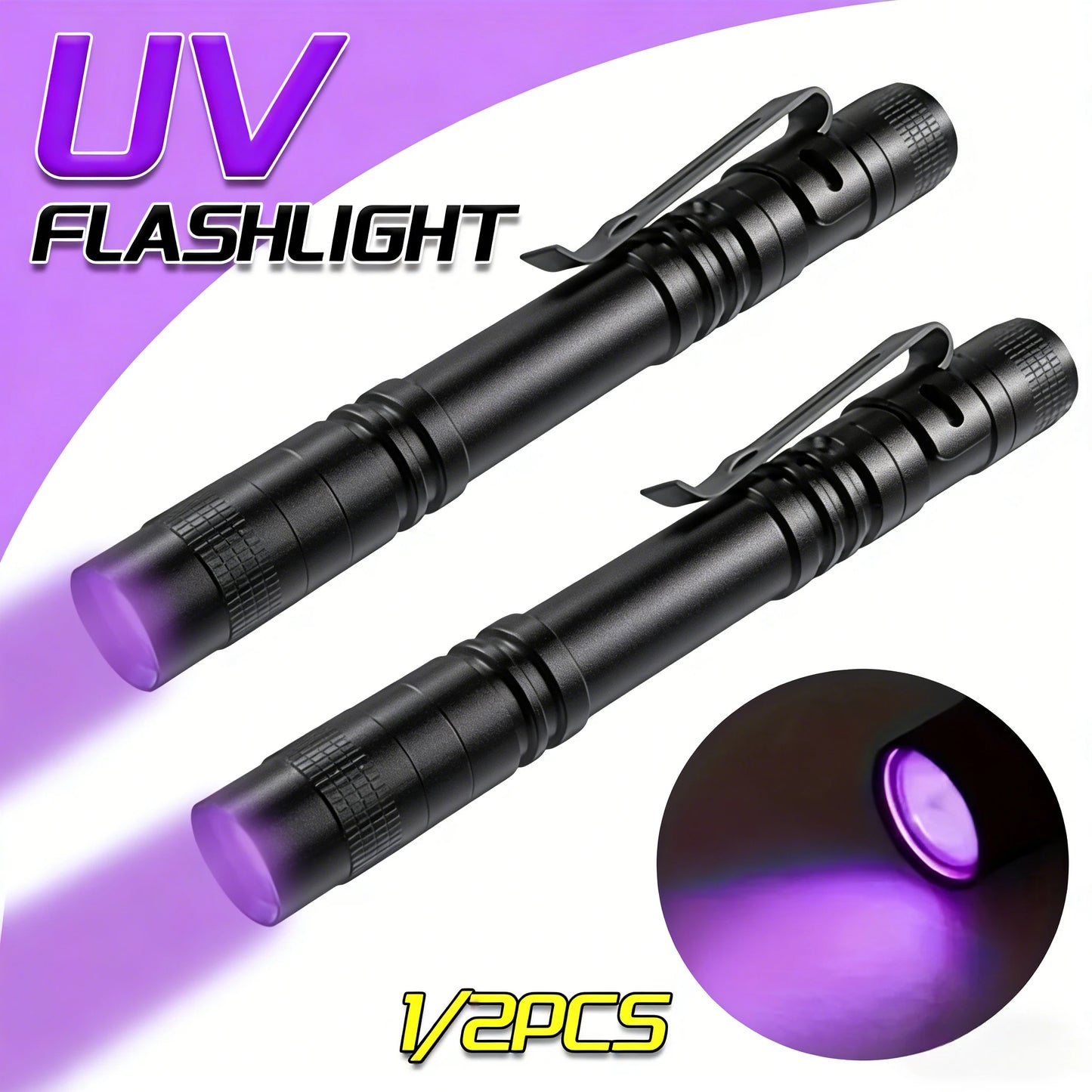 395nm UV Flashlight Ultraviolet Light,Pet Dog Cat Urine Detector