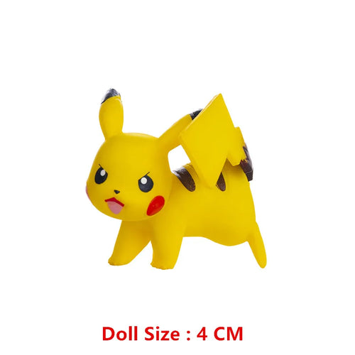 New Pokemon 4-13Cm Cartoons Movie Anime Figure Pikachu Lucario Mewtwo
