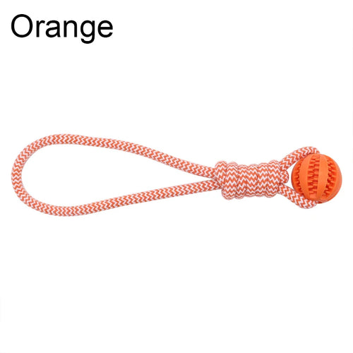 Pet Toy Dog Chew-Resistant Cotton Rope Hand-Pulled Treat Ball Teeth