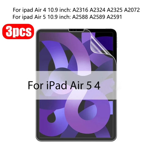 3Pcs Paper Feel Like Screen Protector For ipad Air 11 Pro 13 2024