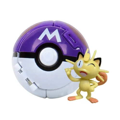 Pokeball Pokemon Figurine Elf Ball Anime Figure Cartoons Pikachu
