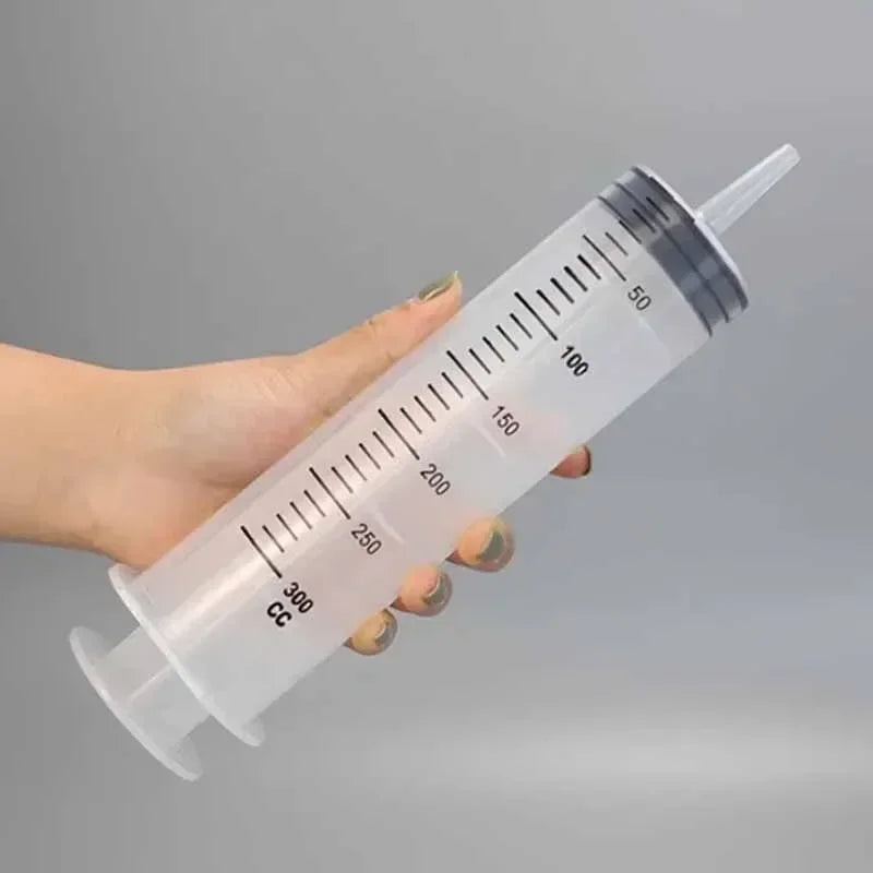 Large Vacuum Capacity Syringe 100/200/300/500ml Reusable Syringe Oil