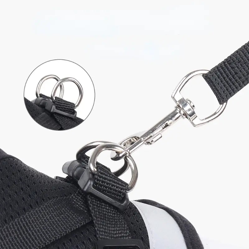 Pet Leash Undershirt Harnesses Mesh Breathable Adjustable Easy Control