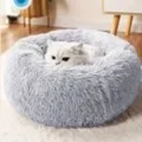 Warm Super Cat Bed Sleeping Cat Nest Soft Long Plush Best Pet Dog Bed