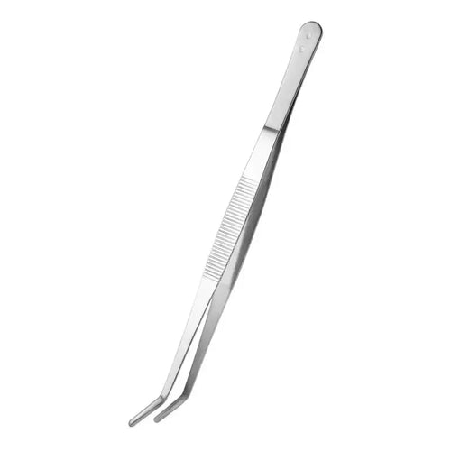 Stainless Multifuctional Steel Elbow Tweezers Aquarium Clip Long Tongs