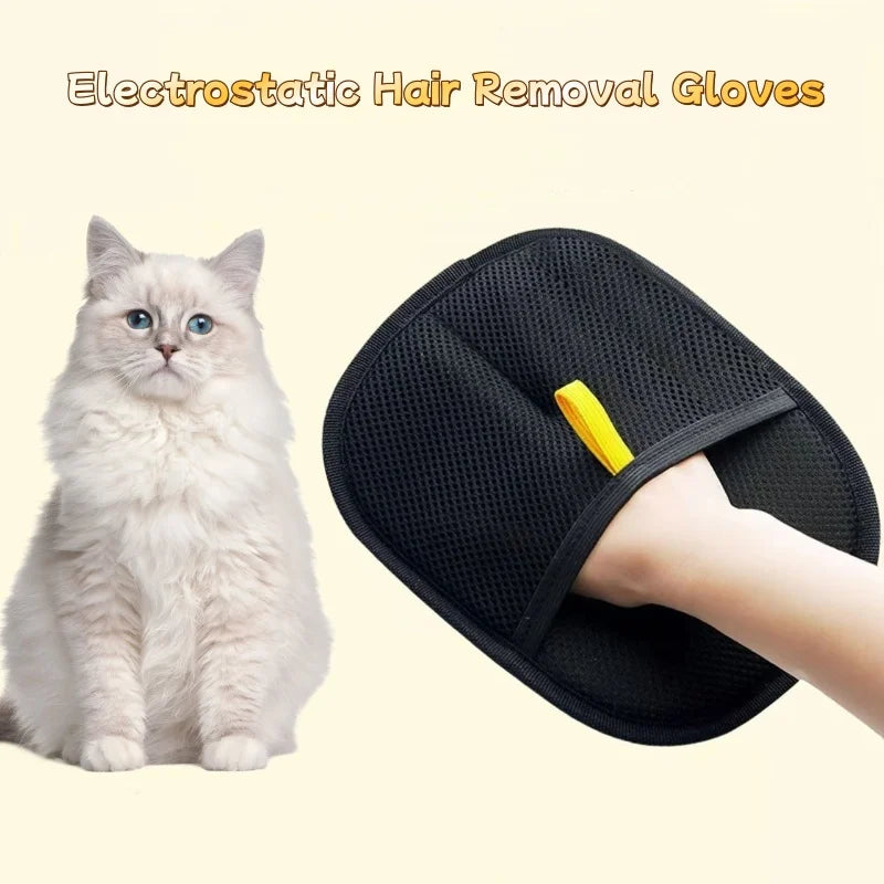 Pet Gloves for Cat Dog Hair Remover Brush Household Hair Cleaning Tool
