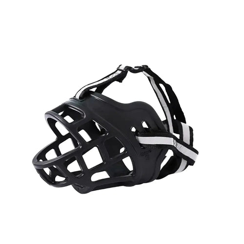 Soft Silicone Pet Dog Muzzle  Anti-biting Chewing Mask Breathable