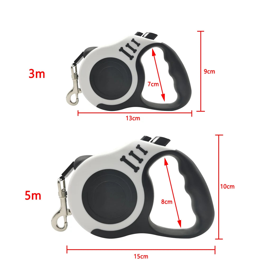3m 5m Dog Leash For Small Medium Large Dogs Cats Automatic Retractable