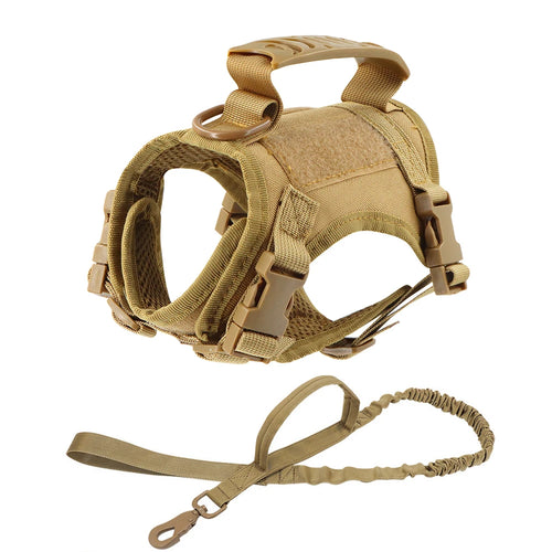 Tactical Cat Harness For Walking Escape Proof Adjustable Pet Vest